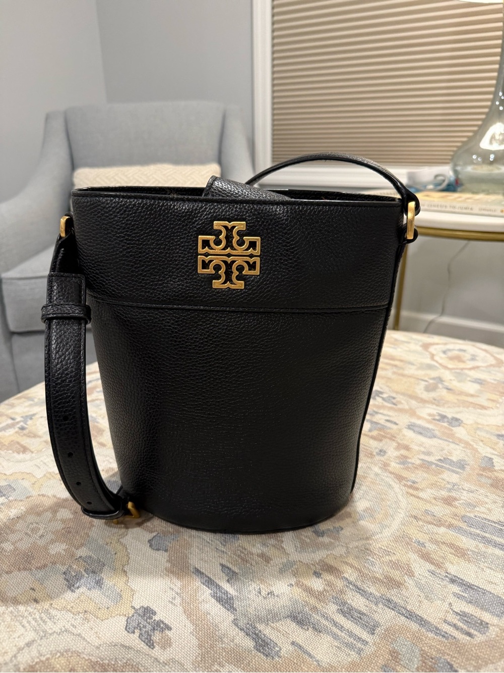 Tory Burch Britten Mini Bucket Crossbody Bag